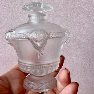 ANTIQUE RENE LALIQUE GUERLAIN BOUQUET DE FAUNES 1922 CRYSTAL BOTTLE RARE NUMBERD